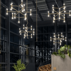 LINEA LIGHT PERLA P LED pendant lamp 37W/53W 2 sizes, 6 colors