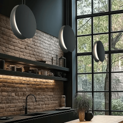 LINEA LIGHT YO-YO P lampa wisząca LED  biała, czarna, szara, czerwona