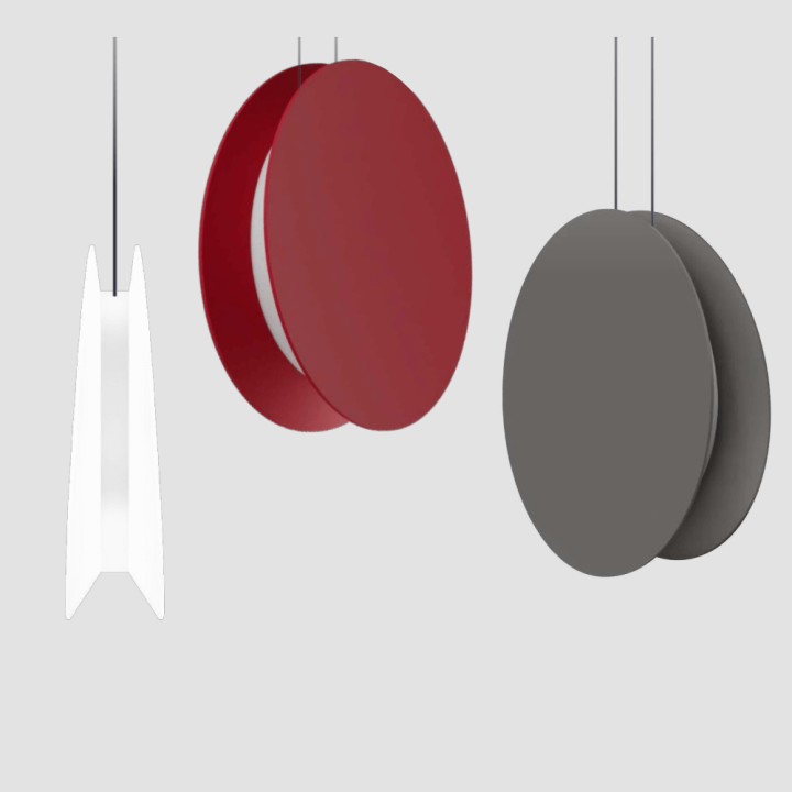LINEA LIGHT YO-YO P lampa wisząca LED  biała, czarna, szara, czerwona