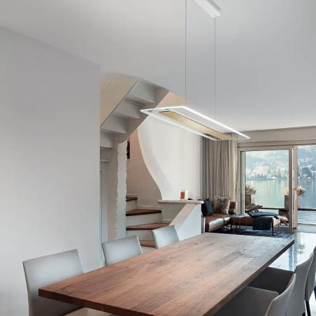 LINEA LIGHT ANTILLE P lampa wisząca prostokątna LED 3000K 4 kolory