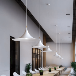 LINEA LIGHT MORGANA pendant lamp E27 bulb Italian design 5 colors