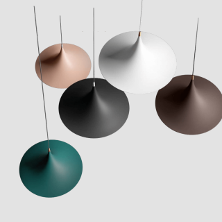 LINEA LIGHT MORGANA pendant lamp E27 bulb Italian design 5 colors