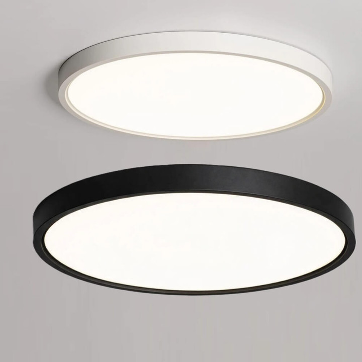 Plafon LED MOON biały, czarny średnica 30-80cm 5-CCT 3000K-6500K