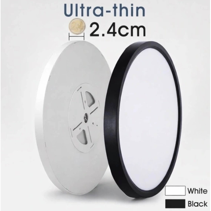 MOON LED surface white, black, 30&ndash;80cm, 5-CCT 3000K&ndash;6500K