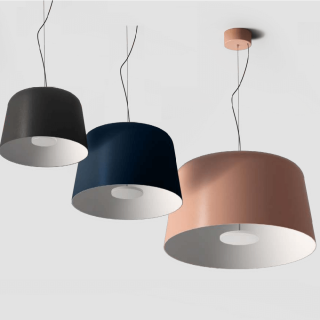 LINEA LIGHT DELFI P Italian LED pendant lamp 2700K/3000K &Oslash;35/45/65cm