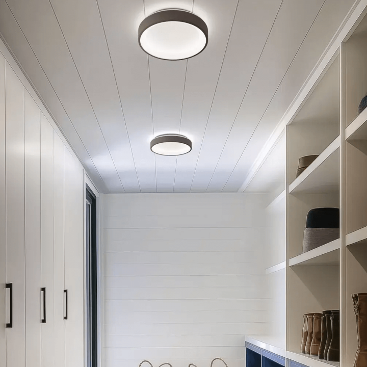 LINEA LIGHT ISIDE plafon LED 2700K/3000K &Oslash;23-55cm biały, czarny, brąz