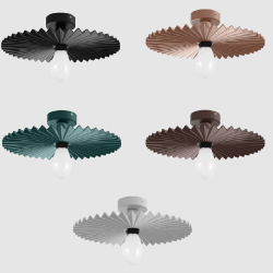 LINEA LIGHT DOGE modern E27 ceiling and wall lamp in 5 colors