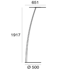 LINEA LIGHT ANTIGUA 9315, 9316 LED floor lamp 3000K white, black