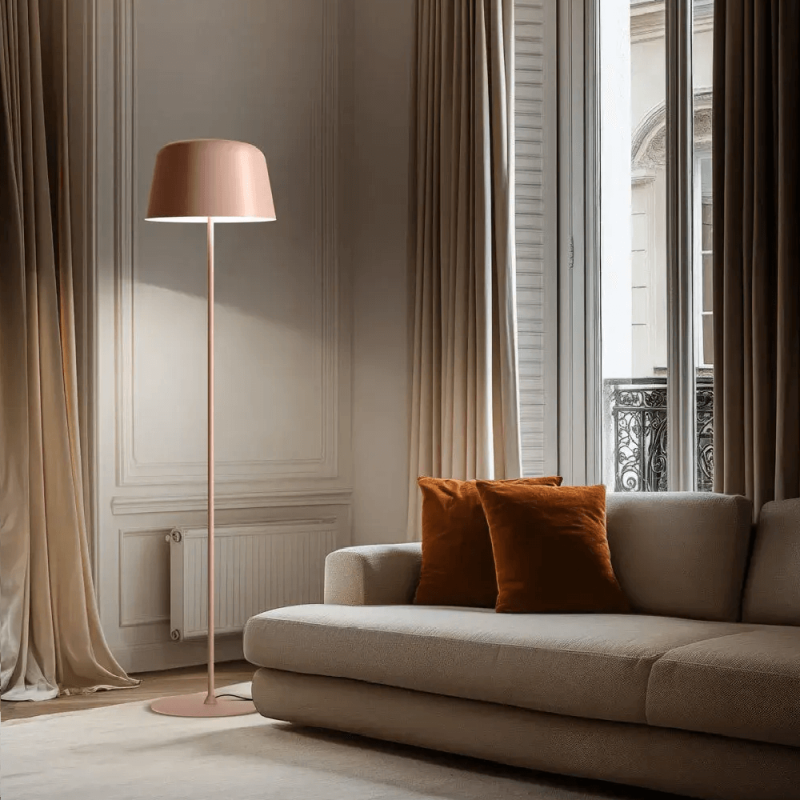 LINEA LIGHT DELFI lampa podłogowa LED 2700K/3000K włoski design CRI90