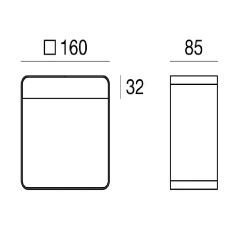LINEA LIGHT DAMA LED table lamp 3000K USB without cables 6 colors