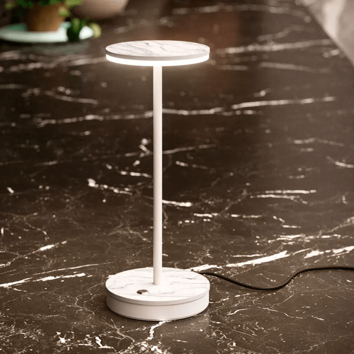 LINEA LIGHT GEMINI 9678, 9679 Włoska lampa biurkowa LED 8W CRI90