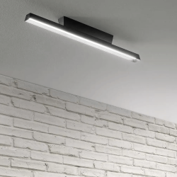 LINEA LIGHT LIRA outdoor LED ceiling lamp IP65 3000K 70/92cm