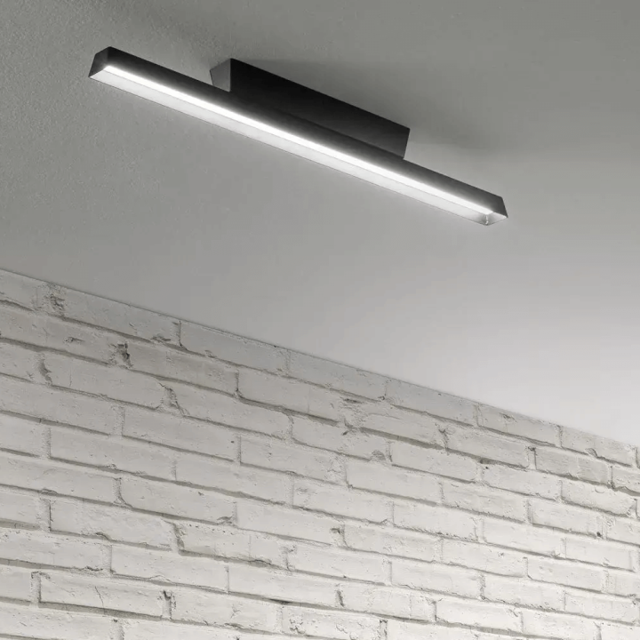 LINEA LIGHT LIRA outdoor LED ceiling lamp IP65 3000K 70/92cm