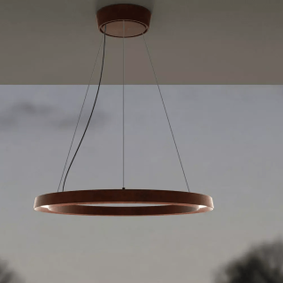 LINEA LIGHT LIRA 9322, 9323 hanging lamp 55 cm LED modern ring