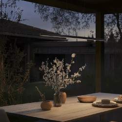 LINEA LIGHT LIRA 9330, 9331 podłużna lampa wisząca LED 3000K 2 kolory