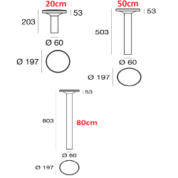 LINEA LIGHT BOND garden lamp 20/50/80cm IP65 for paths and driveways