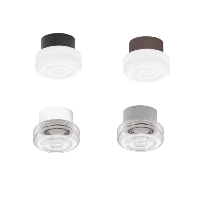 LINEA LIGHT BLANK lampa sufitowa/ścienna LED 3000K IP65 na elewację