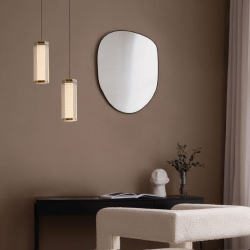 LUCES TORREV LE46197/8 złota lampa wisząca LED 3000K kształt tuby