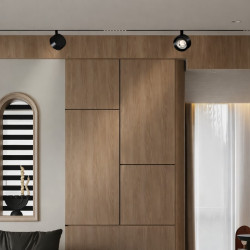 SLED MICRO11 CORE EYE czarny okrągły reflektor LED 7W 3000K/4000K