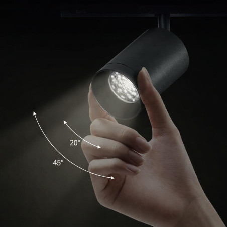 SLED MICRO11 CORE mini ZOOM reflektor LED 15W regulowany kąt 20–45°