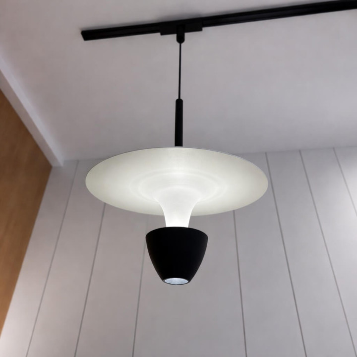 SLED MULTILINE BARREL lampa wisząca LED 12W na szyny magnetyczne 48V