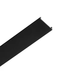 Black 4 m Front Cover Strip for SLED Micro11 CORE Track Systems