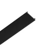 Black 4 m Front Cover Strip for SLED Micro11 CORE Track Systems
