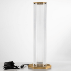 LUCES TORREV LE46201 złota lampa stołowa 3000K LED energooszczędność