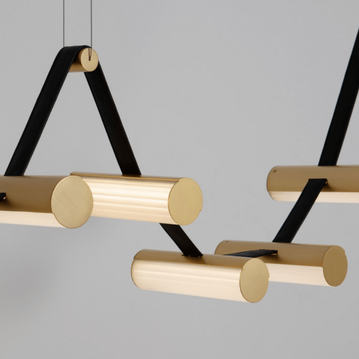 LUCES ANTEQ LE45823 lampa wisząca LED 31W 3000K złota