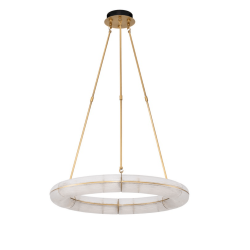 LUCES ANENTO LE45819 lampa wisząca LED 3000K średnica 75 cm złota