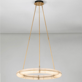 LUCES ANENTO LE45819 lampa wisząca LED 3000K średnica 75 cm złota