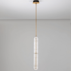 LUCES ANENTO LE45817 LED pendant lamp gold 3000K metal and glass