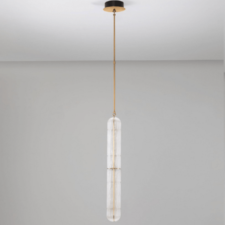 LUCES ANENTO LE45817 lampa wisząca LED złota 3000K metal i szkło
