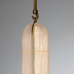 LUCES ANENTO LE45817 lampa wisząca LED złota 3000K metal i szkło