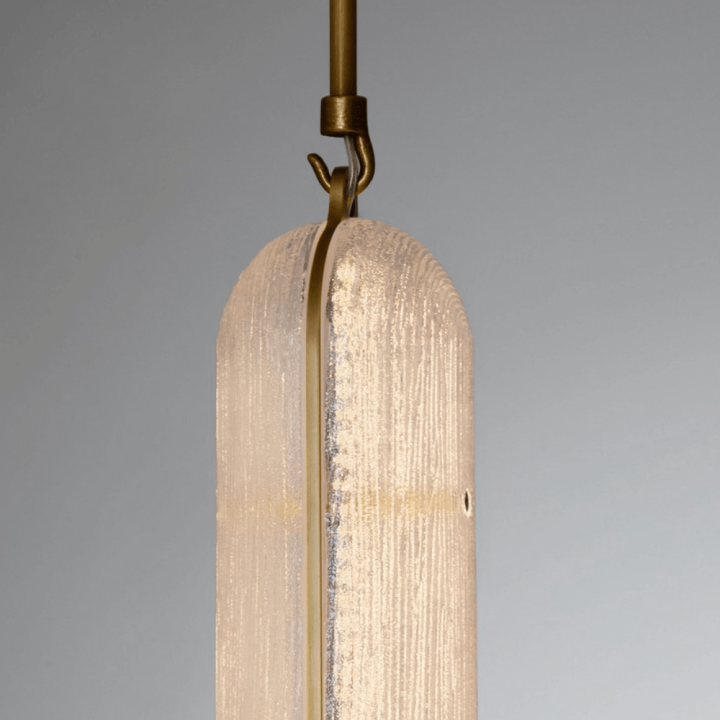 LUCES ANENTO LE45817 LED pendant lamp gold 3000K metal and glass