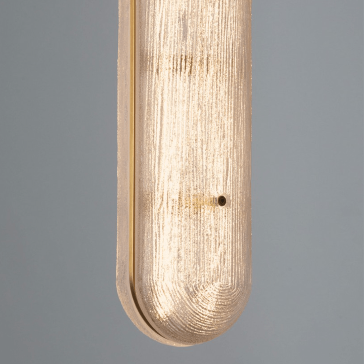 LUCES ANENTO LE45817 LED pendant lamp gold 3000K metal and glass