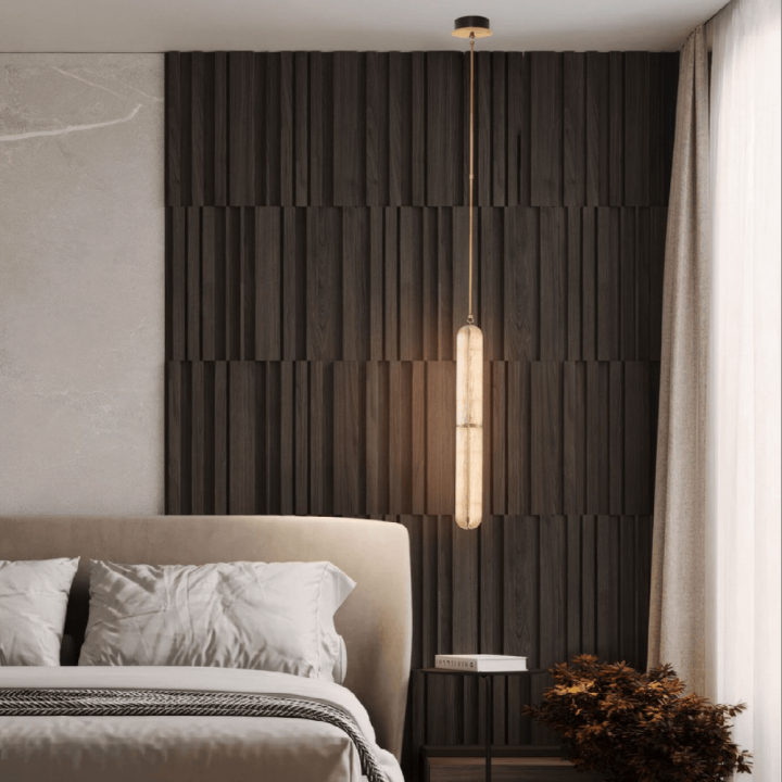 LUCES ANENTO LE45817 LED pendant lamp gold 3000K metal and glass