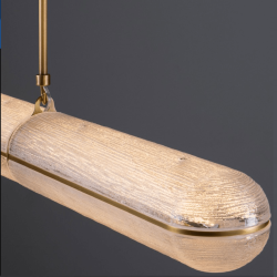 LUCES ANENTO LE45818 lampa wisząca LED 23W 3000K złota liniowa