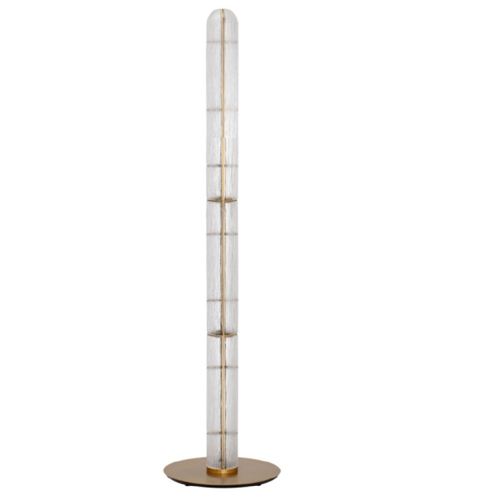 LUCES ANENTO LE45822 gold LED floor lamp 3000K metal/glass