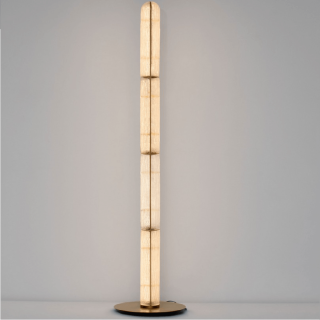 LUCES ANENTO LE45822 złota lampa podłogowa LED 3000K metal/szkło