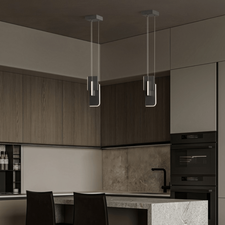 LUCES ALBAIDA LE45720/21 lampa wisząca LED 11W 2700K/3000K szara