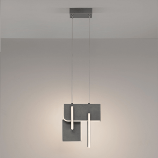 LUCES ALBAIDA LE45722/3 lampa wisząca LED 20W szara