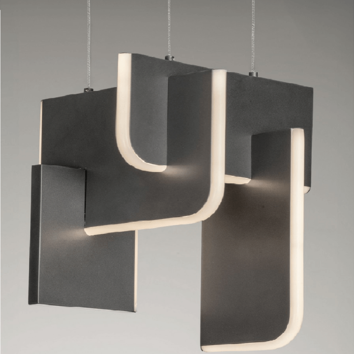 LUCES ALBAIDA LE45722/3 lampa wisząca LED 20W szara