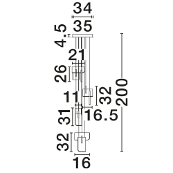 LUCES ALBAIDA LE45724/5 LED pendant lamp 52W 2700K/3000K gray