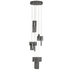 LUCES ALBAIDA LE45724/5 LED pendant lamp 52W 2700K/3000K gray