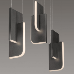 LUCES ALBAIDA LE45728 LED pendant lamp 36W gray