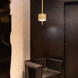 AQFORM RIBBY round up&down LED suspended 59966 modern pendant Ø14,9cm