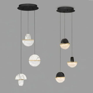 LUCES TARREGA LE46169/70/83/4 LED pendant lamp 18W 3-bulb