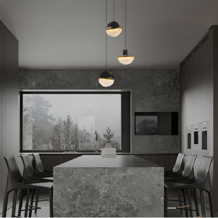 LUCES TARREGA LE46169/70/83/4 LED pendant lamp 18W 3-bulb