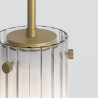 ASTRO OTTAVINO Pendant 1411012 IP44 tube pendant light, brushed brass.